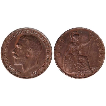 Monnaie monde - GRANDE-BRETAGNE - KM810 - 1 penny 1921
