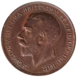 Monnaie monde - GRANDE-BRETAGNE - KM810 - 1 penny 1921