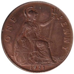 Monnaie monde - GRANDE-BRETAGNE - KM810 - 1 penny 1921