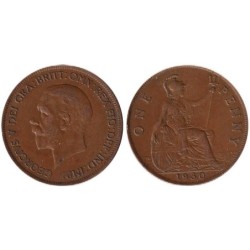 Monnaie monde - GRANDE-BRETAGNE - KM838 - 1 penny 1930