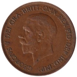 Monnaie monde - GRANDE-BRETAGNE - KM838 - 1 penny 1930