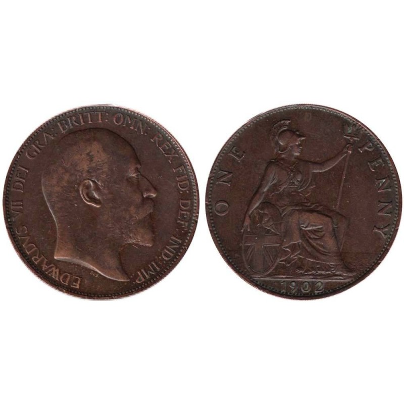 Monnaie monde - GRANDE-BRETAGNE - KM794.2 - 1 penny 1902