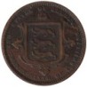 Monnaie monde - JERSEY - KM4 - 1/26 shilling 1870