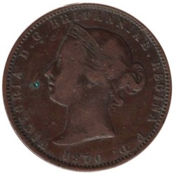 Monnaie monde - JERSEY - KM5 - 1/13 shilling 1870