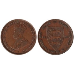 Monnaie monde - JERSEY - KM11 - 1/24 shilling 1923