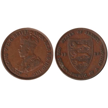 Monnaie monde - JERSEY - KM11 - 1/24 shilling 1923