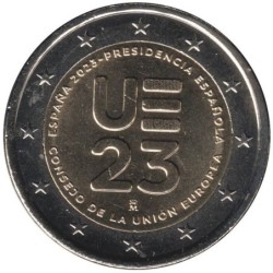 Monnaie euro - ESPAGNE - 2 euros commémorative - Présidence Espagnole du Conseil de l'UE - 2023