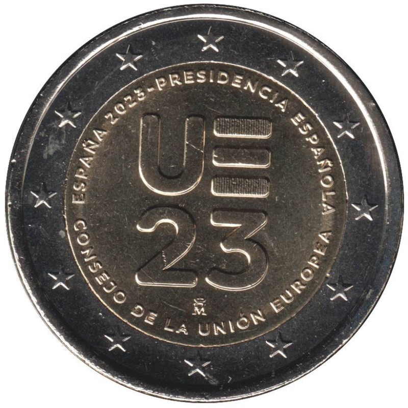 Monnaie euro - ESPAGNE - 2 euros commémorative - Présidence Espagnole du Conseil de l'UE - 2023