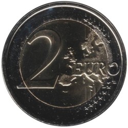 Monnaie euro - BELGIQUE - 2 euros commémorative - 35 ans du programme Erasmus - 2022
