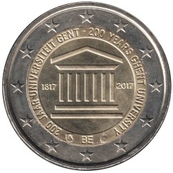 Monnaie euro - BELGIQUE - 2 euros commémorative - 200 ans Université de Liège - 2017