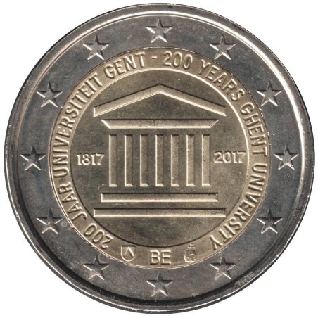 Monnaie euro - BELGIQUE - 2 euros commémorative - 200 ans Université de Liège - 2017