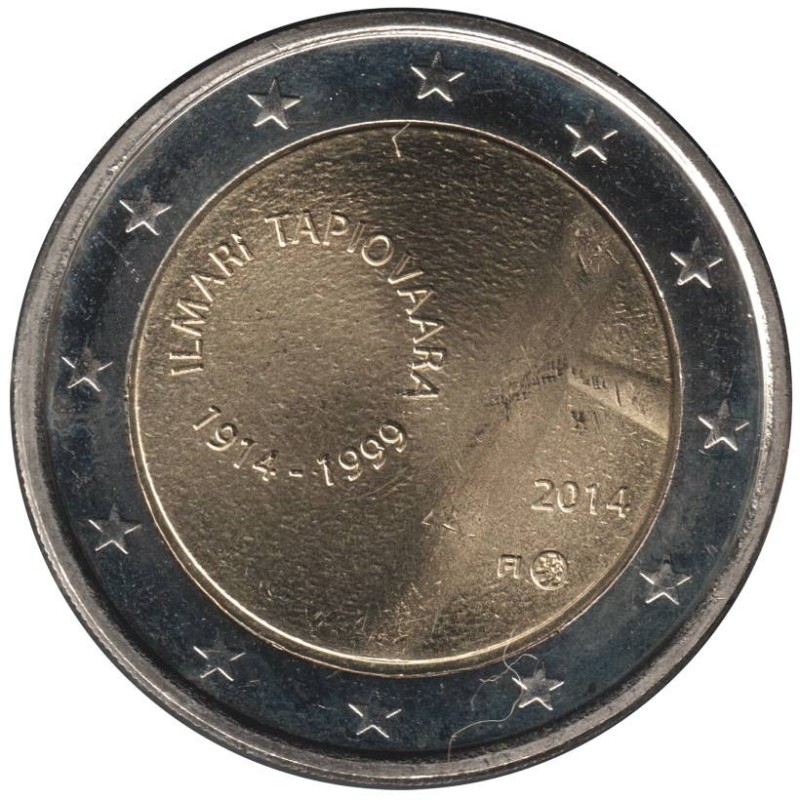 Monnaie euro - FINLANDE - 2 euros commémorative - Ilmari Tapiovaara - 2014