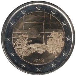 Monnaie euro - FINLANDE - 2 euros commémorative - Culture du sauna finlandais - 2018