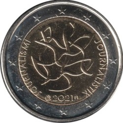 Monnaie euro - FINLANDE - 2 euros commémorative - Le journalisme et la communication - 2021