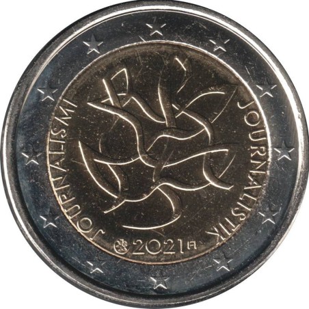 Monnaie euro - FINLANDE - 2 euros commémorative - Le journalisme et la communication - 2021