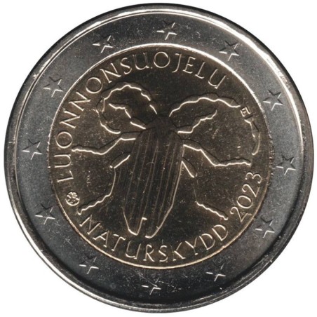 Monnaie euro - FINLANDE - 2 euros commémorative - 1ere loi Finlandaise sur la protection de la nature - 2023