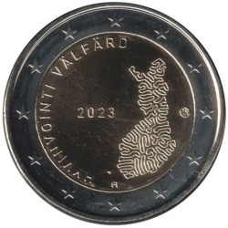 Monnaie euro - FINLANDE - 2 euros commémorative - Service sociaux et de santé - 2023