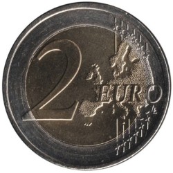 Monnaie euro - GRECE - 2 euros commémorative - 150 ans du rattachement des Iles Ioniennes à la Grèce - 2014