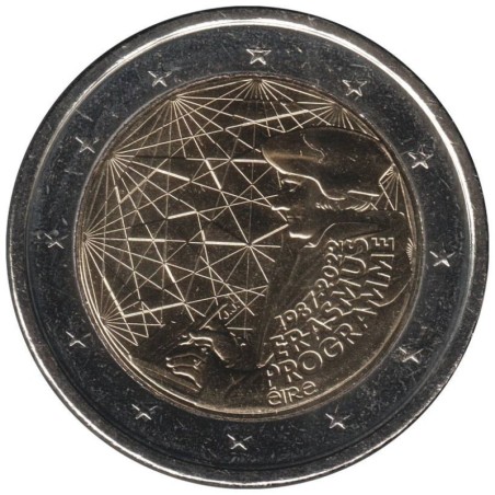 Monnaie euro - IRLANDE - 2 euros commémorative - 35 ans du programme Erasmus - 2022