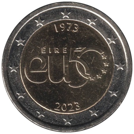Monnaie euro - IRLANDE - 2 euros commémorative - 50 ans d'adhésion à l'Union européenne - 2023