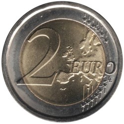 Monnaie euro - ITALIE - 2 euros commémorative - Dante Alighieri - 2015