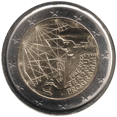 Monnaie euro - ITALIE - 2 euros commémorative - 35 ans du programme Erasmus - 2022