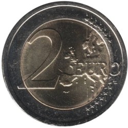 Monnaie euro - LETTONIE - 2 euros commémorative - Littérature Financière - 2022