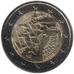 Monnaie euro - LETTONIE - 2 euros commémorative - 35 ans du programme Erasmus - 2022