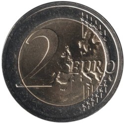 Monnaie euro - LETTONIE - 2 euros commémorative - 35 ans du programme Erasmus - 2022