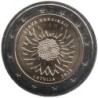 Monnaie euro - LETTONIE - 2 euros commémorative - Un tournesol pour l'Ukraine - 2023