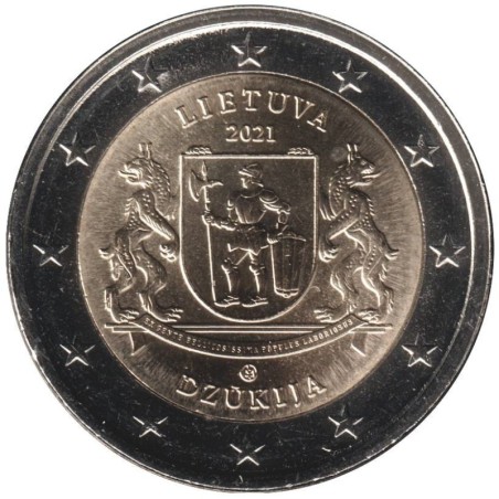 Monnaie euro - LITUANIE - 2 euros commémorative - Régions - Dz?kija - 2021