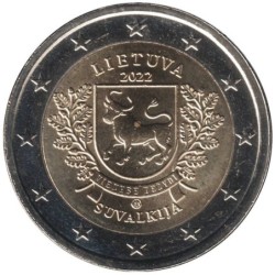 Monnaie euro - LITUANIE - 2 euros commémorative - Régions ethnographiques lituaniennes - 2022