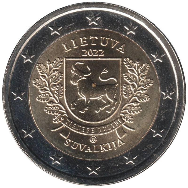 Monnaie euro - LITUANIE - 2 euros commémorative - Régions ethnographiques lituaniennes - 2022