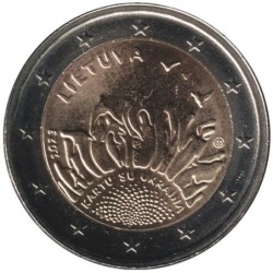 Monnaie euro - LITUANIE - 2 euros commémorative - Ensemble avec l'Ukraine - 2023