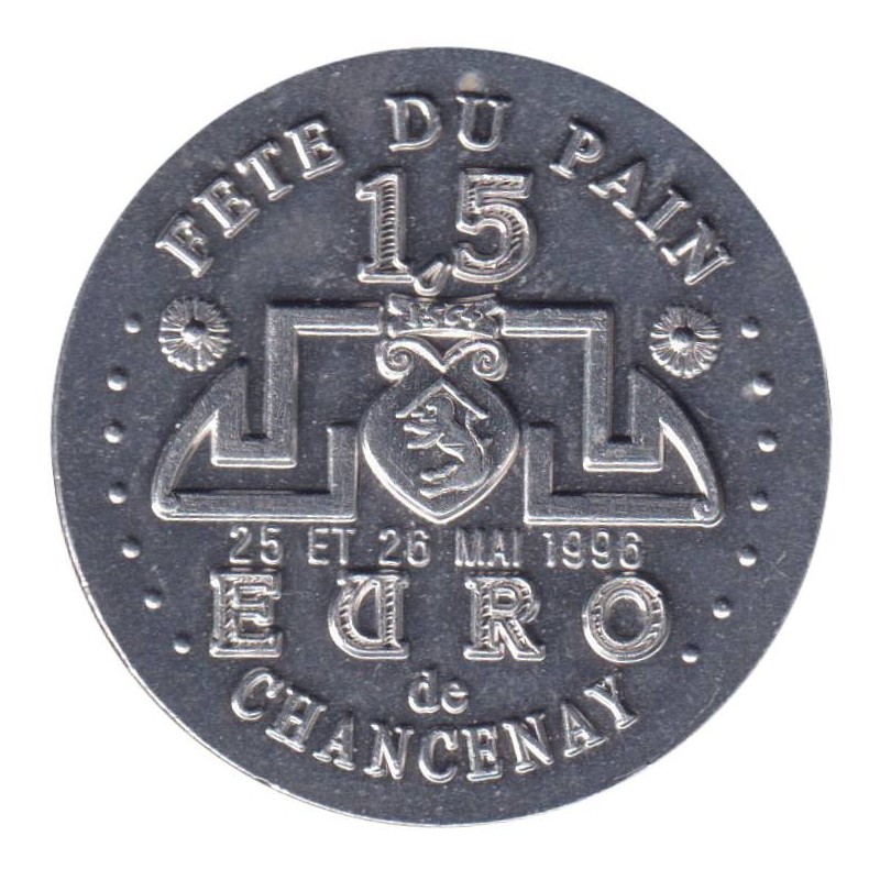 CHANCENAY - 1,5 euro des villes - 1996 - Etat : TTB CHANCENAY - 1,5 euro des villes - 1996 - Etat : TTB