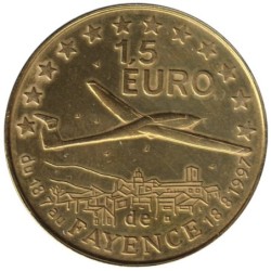 FAYENCE - 1,5 euro des villes - 1997 - Etat : SUP