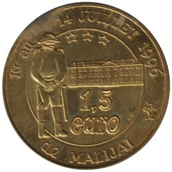 MALIJAI - 1,5 euro des villes - 1996 - Etat : TTB