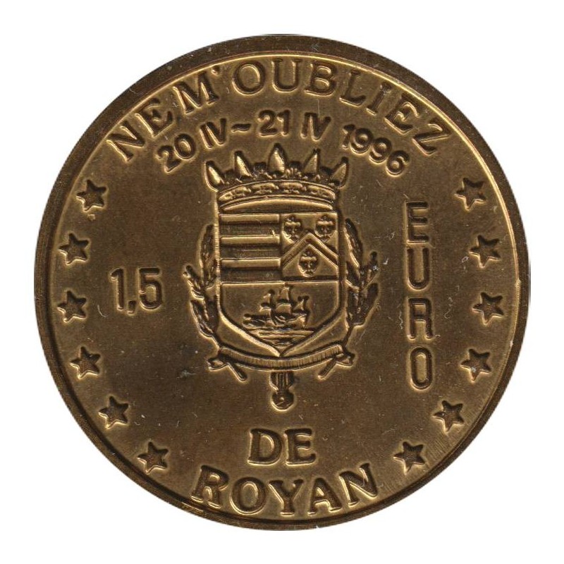 ROYAN - 1,5 euro des villes - 1996 - Etat : SUP ROYAN - 1,5 euro des villes - 1996 - Etat : SUP