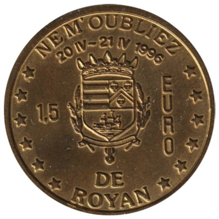 ROYAN - 1,5 euro des villes - 1996 - Etat : SUP ROYAN - 1,5 euro des villes - 1996 - Etat : SUP
