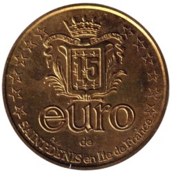 SAINT DENIS - 1,5 euro des villes - 1996 - Etat : SUP