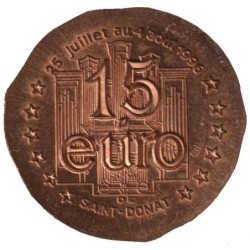 SAINT DONAT - 1,5 euro des villes - 1996 - Etat : SPL