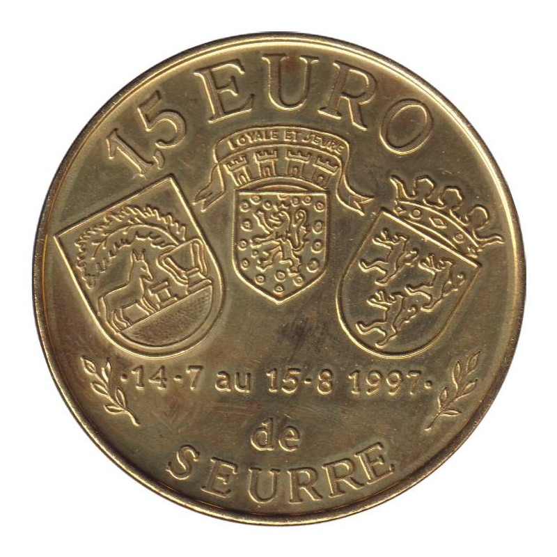 SEURRE - 1,5 euro des villes - 1997 - Etat : SPL