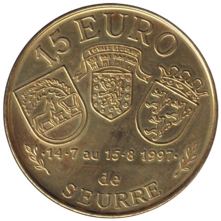 SEURRE - 1,5 euro des villes - 1997 - Etat : SPL SEURRE - 1,5 euro des villes - 1997 - Etat : SPL