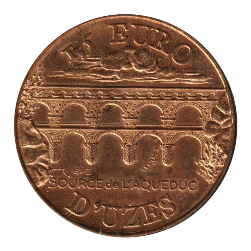 UZES - 1,5 euro des villes - 1997 - Etat : SUP UZES - 1,5 euro des villes - 1997 - Etat : SUP