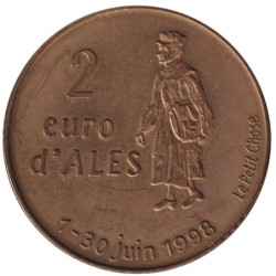 ALES - 2 euro des villes - 1998 - Etat : SUP