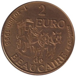 BEAUCAIRE - 2 euro des villes - 1998 - Etat : SUP