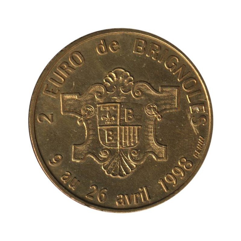 BRIGNOLES - 2 euro des villes - 1998 - Etat : SUP BRIGNOLES - 2 euro des villes - 1998 - Etat : SUP