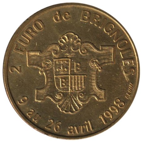 BRIGNOLES - 2 euro des villes - 1998 - Etat : SUP