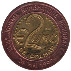 COLMAR - 2 euro des villes - 1998 - Etat : SUP
