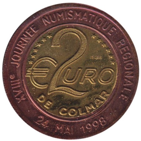 COLMAR - 2 euro des villes - 1998 - Etat : SUP COLMAR - 2 euro des villes - 1998 - Etat : SUP
